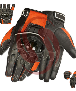 Motorbike Leather Gloves-603